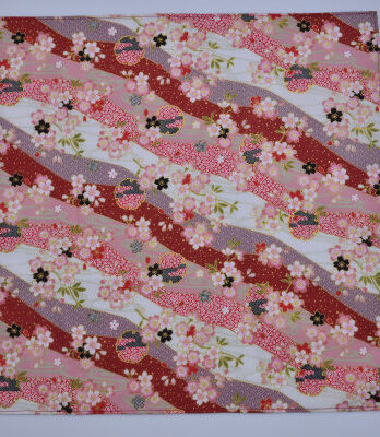 Chusta furoshiki sakury na falach -mała (53 x 54 cm)
