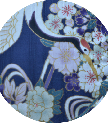 Plecak mini – japońskie wzory – żuraw
