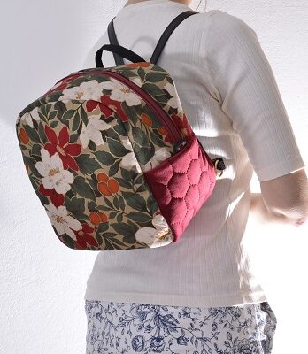 Plecak mini – japońskie wzory – kwiaty