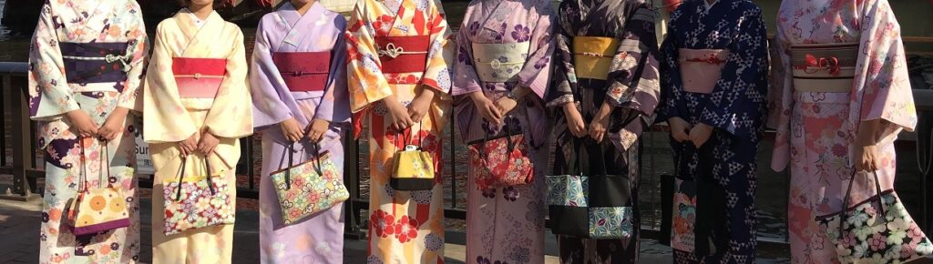 sznurki kumihimo na kimonach