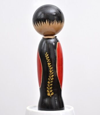 Lalka drewniana w stylu kokeshi – Momoko – 13 cm