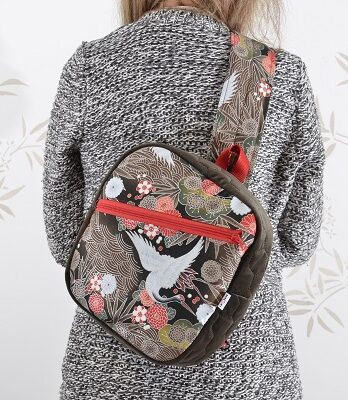 Sprzedane – Plecak na jedno ramię – shamisen – japoński żuraw