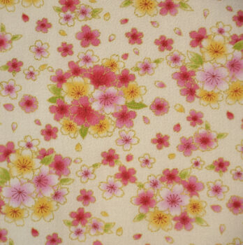 Chusta furoshiki kwiaty wiśni (77 x 79 cm)