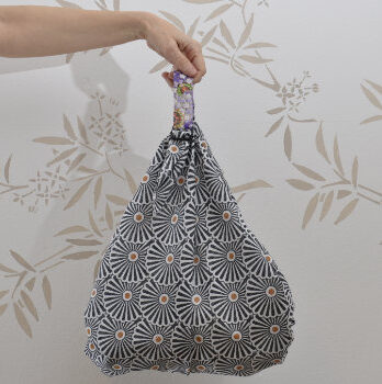 Bawełniana rączka do torby z chusty furoshiki