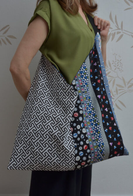 torba shopperka w japońskie wzory