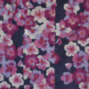 Yukata - granatowa w kwiaty - obrazek 2