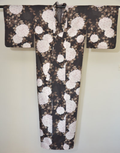 elegancka yukata w kolorze czarnym